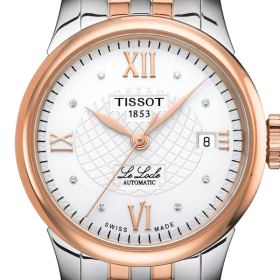 Montre Tissot Le Locle Automatic Lady 25mm Bracelet Acier inoxydable