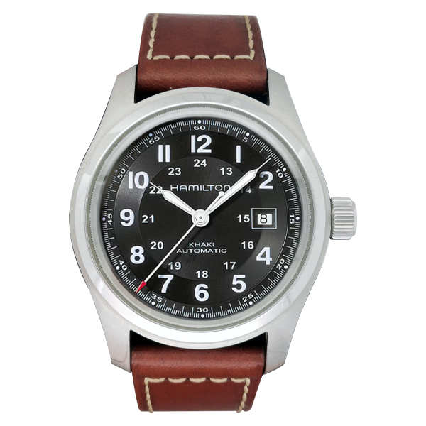 Montre Occasion Hamilton Khaki Field 42 mm Bracelet Cuir