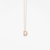 Collier Vanrycke ABÉCÉDAIRE "D" Or rose 18k