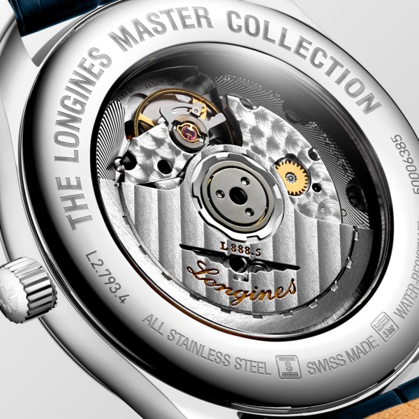 Montre Longines Master Collection Bracelet Cuir Bleu