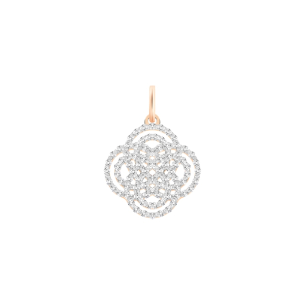 Pendentif Ginette NY Mini purity charm Or Rose