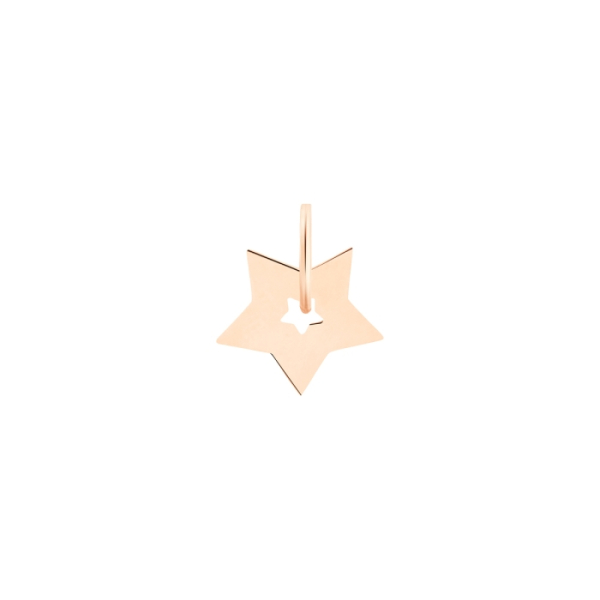Pendentif Ginette NY Mini purity charm Or Rose
