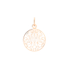 Pendentif Ginette NY Mini Art Deco charm Or Rose