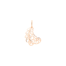 Pendentif Ginette NY Mini Art Deco charm Or Rose