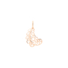 Pendentif Ginette NY Mini Feather charm Or Rose