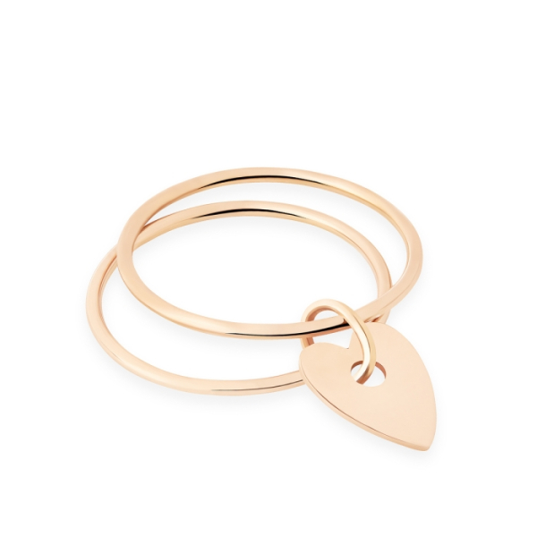 Bague Ginette NY Angele Double Circle Ring
