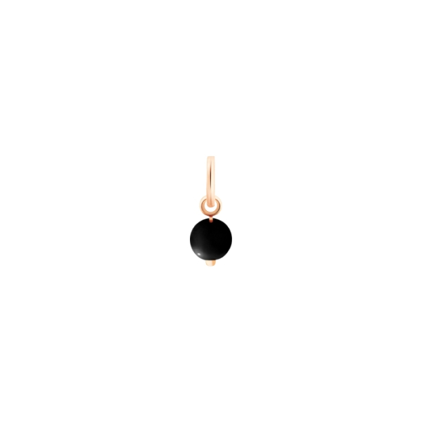 Pendentif Ginette NY Jade Tiny Bead Charm Or Rose