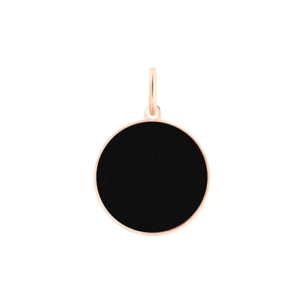 Pendentif Ginette NY Ever Onyx Charm Or Rose