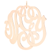 Pendentif Ginette NY Large Monogram charm Or Rose