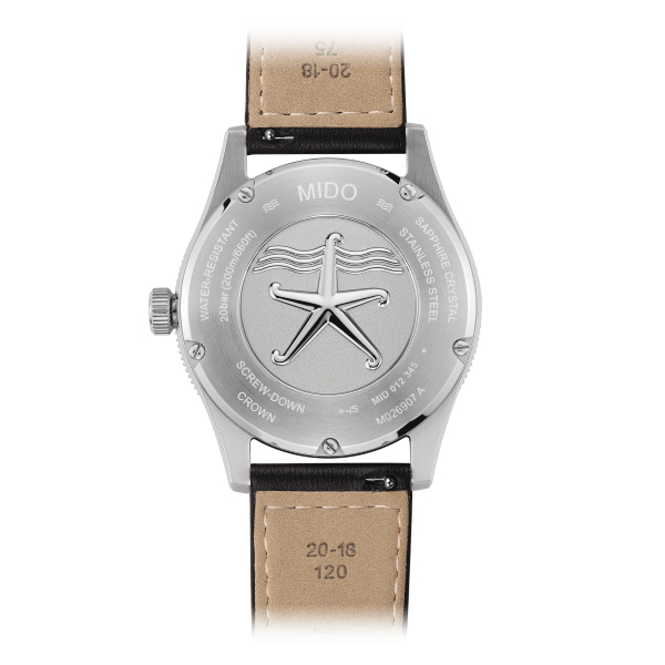Montre Mido Ocean Star 600 Chronometer Cadran Noir Bracelet Acier