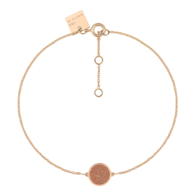 Bracelet Ginette NY Mini Ever Gold Sandstone Disc