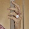 Bague Ginette NY Ellipse Gold Sandstone