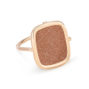 Bague Ginette NY Gold Sandstone Antique Ring