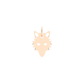 PendentifGinette NY Wolf Charm Or Rose