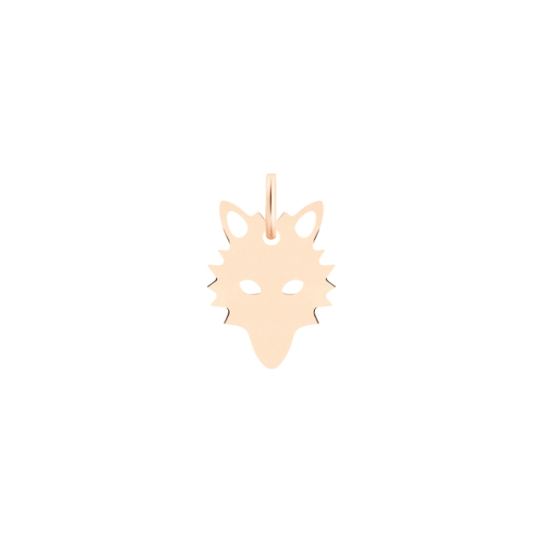 PendentifGinette NY Wolf Charm Or Rose