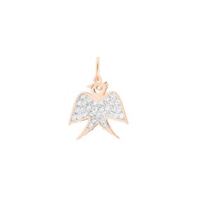 Pendentif Ginette NY Mini purity charm Or Rose