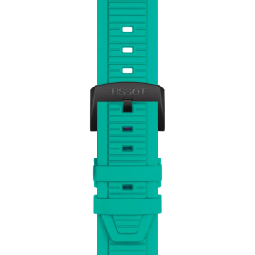 Montre Tissot T-Race Chronograph PVD Noir & Or Rose Bracelet Caoutchouc