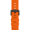 Montre Tissot T-Race Quartz PVD Noir Bracelet Caoutchouc Orange