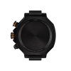 Montre Tissot T-Race Quartz PVD Noir Bracelet Caoutchouc Orange