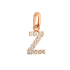 Pendentif gigi CLOZEAU Lucky Letter Z Diamants Or Rose