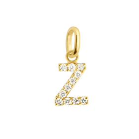 Pendentif gigi CLOZEAU Lucky Letter Z Diamants Or Jaune