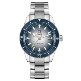Montre Rado Captain Cook Automatic Acier Inoxydable Cadran Bleu