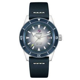 Montre Rado Captain Cook Automatic Acier Inoxydable Cadran Bleu