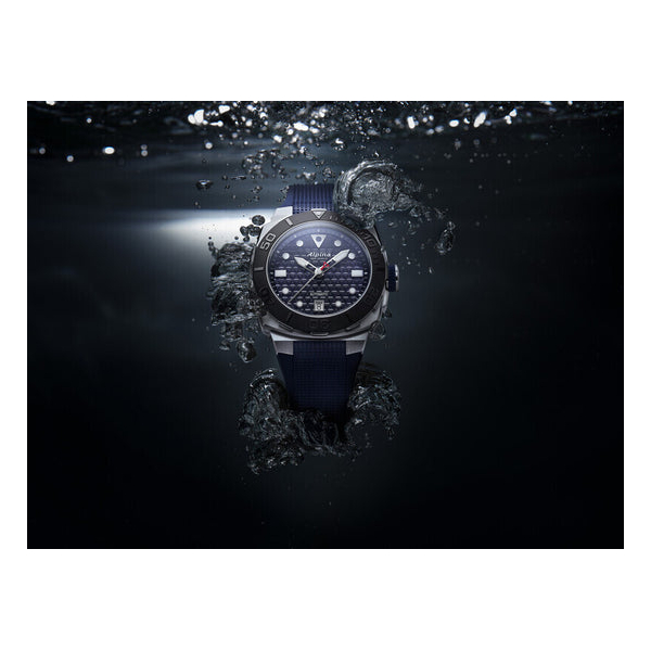 Montre Alpina Seastrong Diver Extreme Automatic Bracelet Bleu