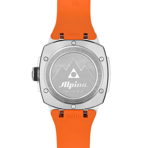 Montre Alpina Seastrong Diver Extreme Automatic Bracelet Orange