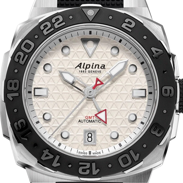 Montre Alpina Seastrong Diver Extreme Automatic GMT Cadran Blanc