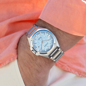 Montre Citizen Serie 8 831 "The Seasons Summer"Cadran Bleu Glacier Bracelet Acier