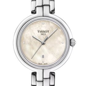 Montre Tissot Flamingo Cadran Nacre blanche