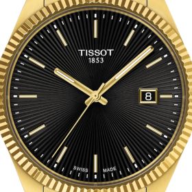 Montre Tissot Ballade 40mm Cadran Noir PVD Or Jaune