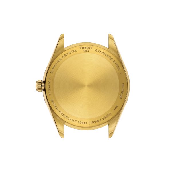 Montre Tissot Ballade 40mm Cadran Noir PVD Or Jaune