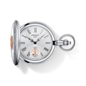 Montre Tissot Double Savonnette Mechanical Cadran Argent