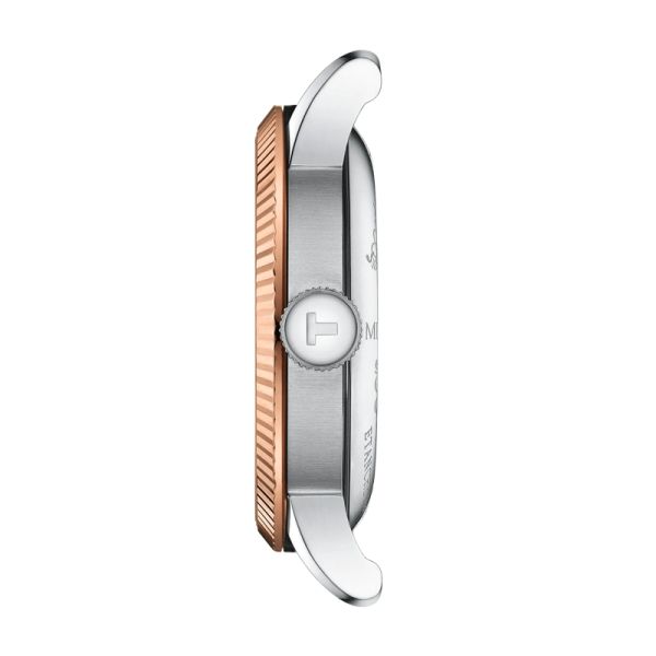 Montre Tissot Le Locle COSC 39mm Lunette Or Rose Cadran Argent