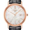 Montre Tissot Goldrun Lady 18K Gold Cadran Nacre blanche