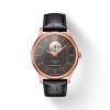 Montre Tissot Tradition Powermatic 80 Open Heart Cadran Anthracite