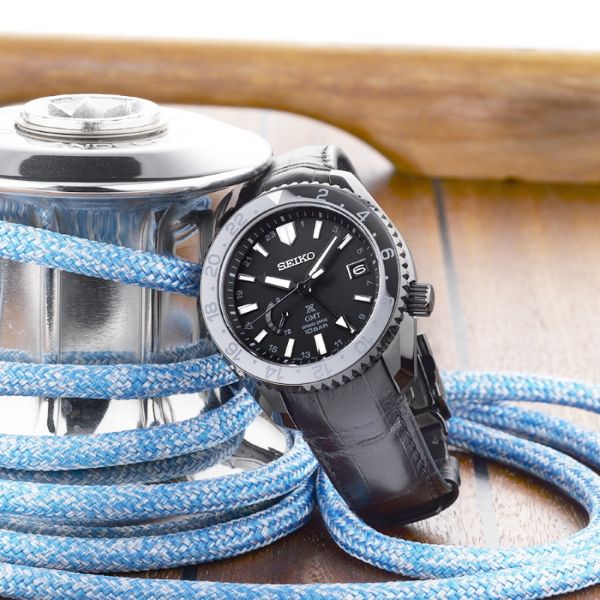 Montre Seiko Seiko PROSPEX SNR035J1 Black Edition Spring Drive GMT