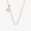 Collier Vanrycke Paris Le Fil de la vie Or rose 18k - 50cm