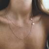 Collier Vanrycke Paris Le Fil de la vie Or rose 18k - 50cm