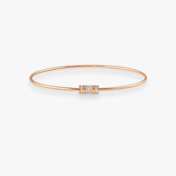 Bracelet Vanrycke Paris Le Fil de la vie Or Rose 18k et diamants