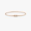 Bracelet Vanrycke Paris Le Fil de la vie Or Rose 18k et diamants