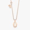 Pendentif Vanrycke Paris Lettrine O Or rose 18k