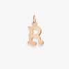 Pendentif Vanrycke Paris Lettrine R Or rose 18k
