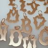Pendentif Vanrycke Paris Lettrine K Or rose 18k