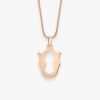 Pendentif Vanrycke Paris Lettrine U Or rose 18k