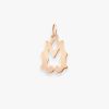Pendentif Vanrycke Paris Lettrine M Or rose 18k