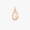 Pendentif Vanrycke Paris Lettrine G Or rose 18k