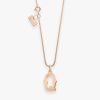 Pendentif Vanrycke Paris Lettrine Q Or rose 18k